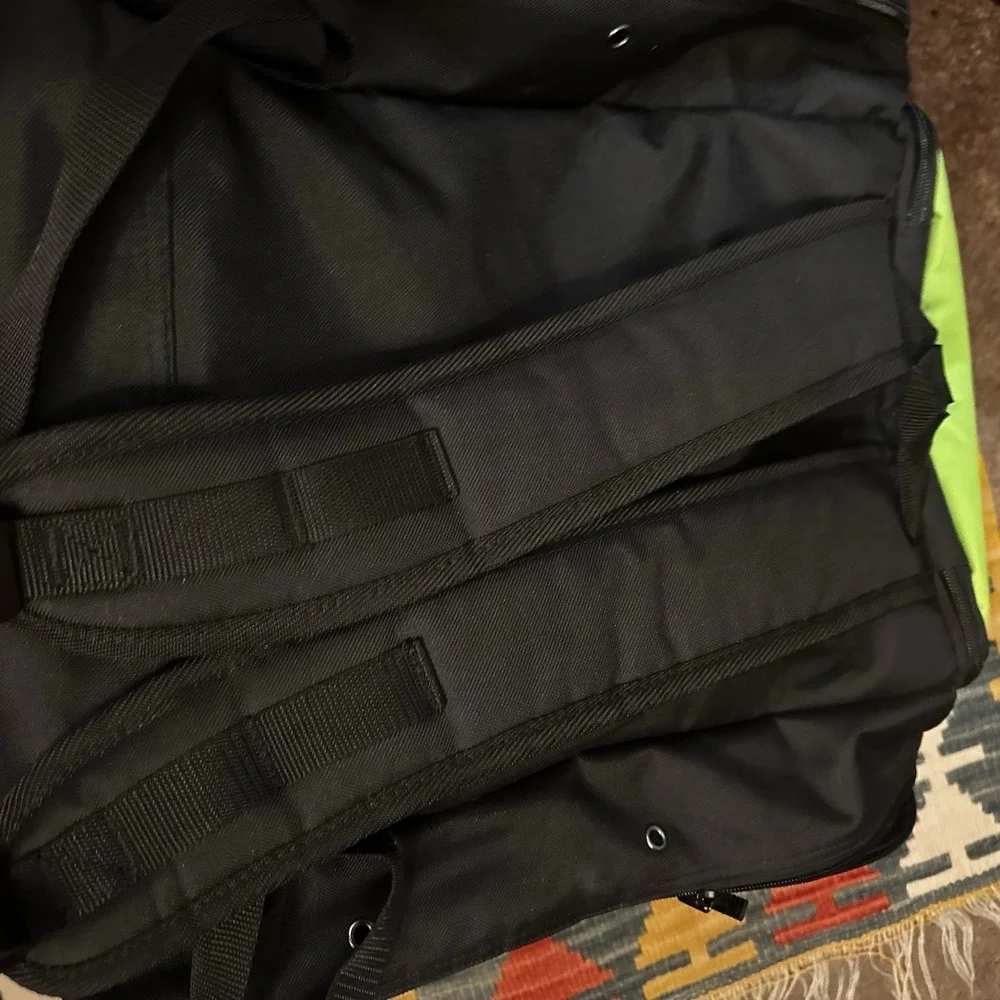 Transpack Edge Ski / Snowboard Boot and Gear Bag Backpack Lime Green & Black EUC